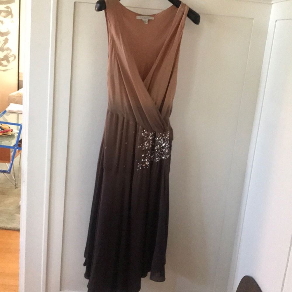 Ombré fade dress.